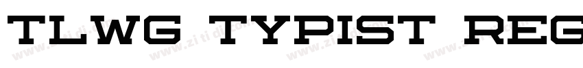Tlwg Typist Regular字体转换